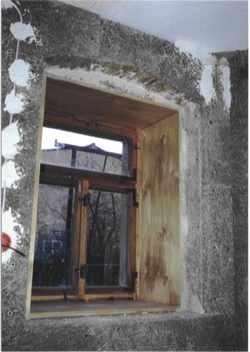 Fenster bei Einbau